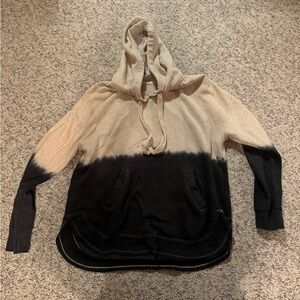 Ocean drive hoodie, white/cream to grey/black size medium